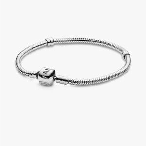 Pandora Moments Barrel Clasp Snake Chain Bracelet